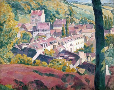 Pont-Aven Seen From The Bois D