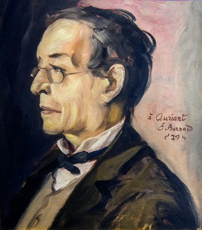 Portrait of Paul Leautaud, writer and columnist. Painting by Emile BERNARD - Musee Calvet, Avignon by Emile Bernard