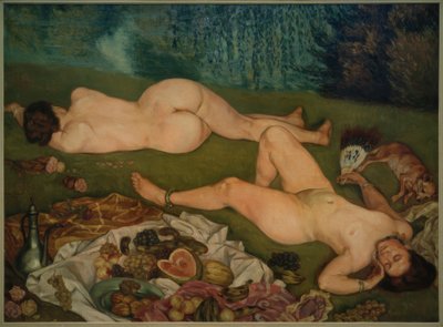 Two Nudes by Emile Bernard