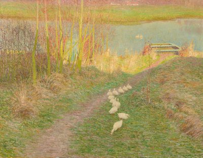 February Morning (The Ford) by Emile Claus