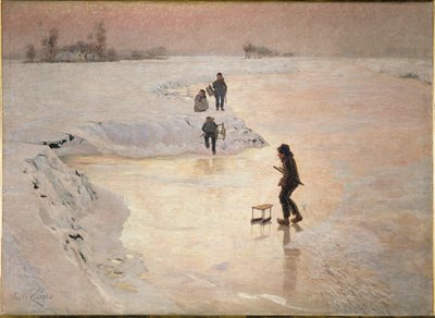 The Skaters by Emile Claus