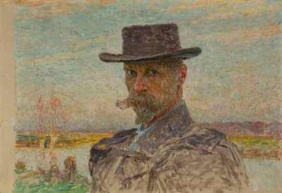 Self-portrait by Emile Claus