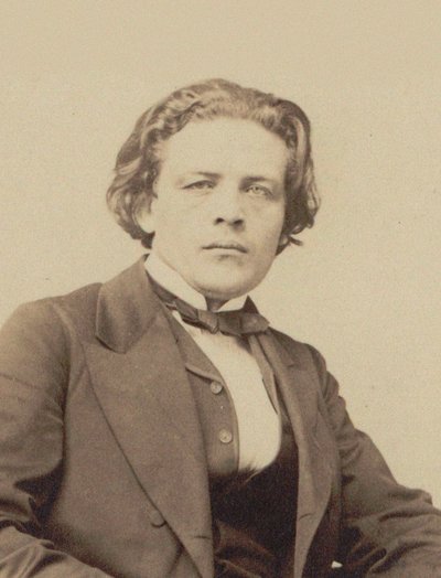 Portrait of the composer Anton Rubinstein, ca 1860-1870 by Emile Desmaisons