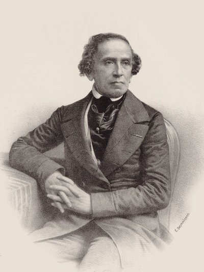 Portrait of the Composer Giacomo Meyerbeer by Emile Desmaisons