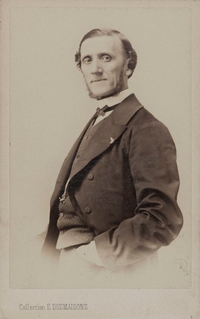 Portrait of the pianist and composer Jean-Henri Ravina by Emile Desmaisons