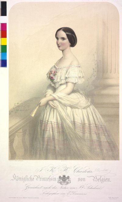 Royal Princess Charlotte of Belgium by Emile Desmaisons