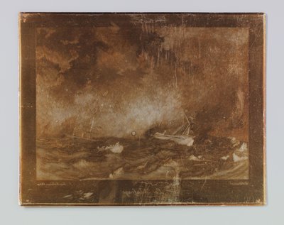 Shipwreck by Emile Frédéric Salmon (signed by artist)