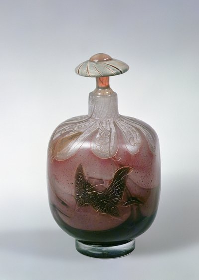 Bottle and Stopper, c.1900 by Emile Galle