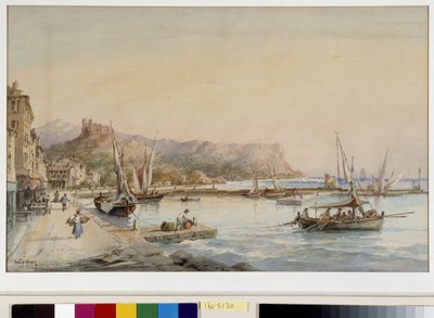 View of the port of Cassis by Emile Henry