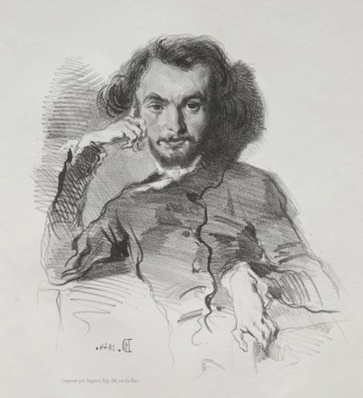 Charles Pierre Baudelaire by Emile Isidore Deroy