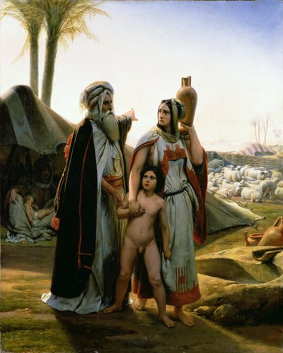 Abraham Turning Away Hagar, 1837 by Emile Jean Horace Vernet