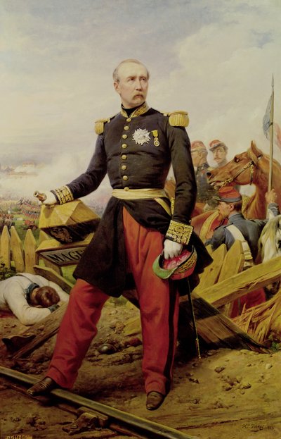 Comte Maurice de MacMahon, 1860 by Emile Jean Horace Vernet
