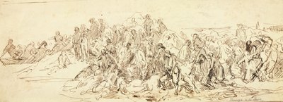 Crossing of the Loire in October 1793 by Emile Jean Horace Vernet