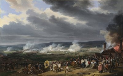 The Battle of Jemappes. 1821 by Emile Jean Horace Vernet