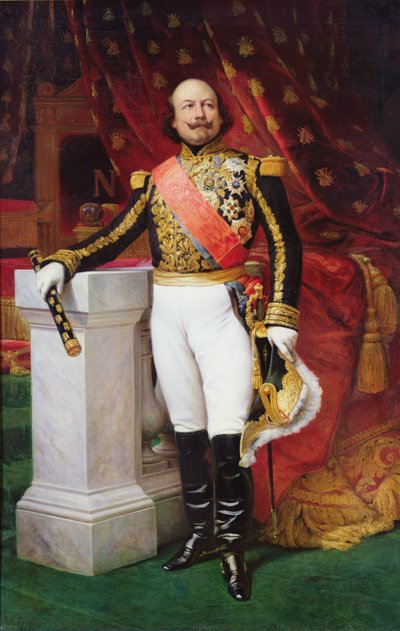 Francois Certain de Canrobert (1809 - 1895), Empire Marshal by Emile Jean Horace Vernet