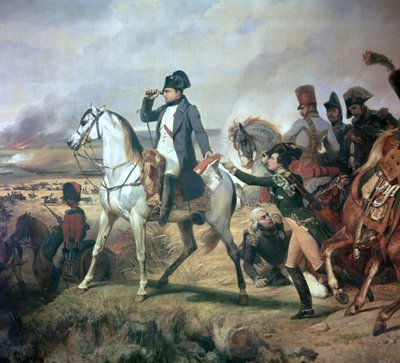 Napoleon at the Battle of Wagram by Emile Jean Horace Vernet