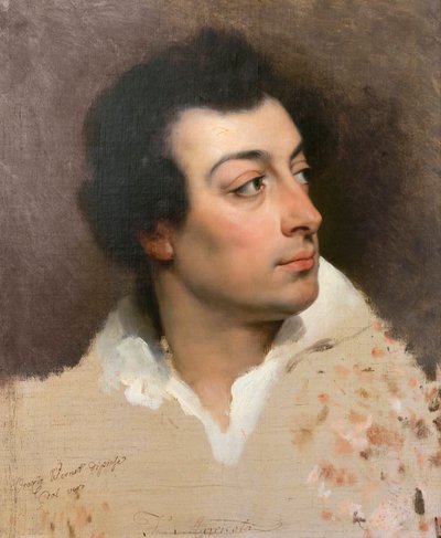 Portrait of Filippo Agricola by Emile Jean Horace Vernet