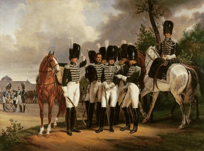 Portrait of the General Marquis de Talhout-Roy by Emile Jean Horace Vernet