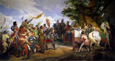 The Battle of Bouvines, 27th July 1214, 1827 by Emile Jean Horace Vernet