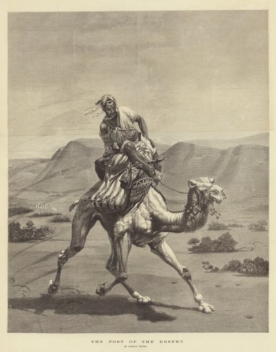 The Post of the Desert by Emile Jean Horace Vernet