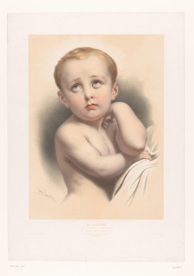 Young Christ Looking Up to Heaven by Emile Lassalle