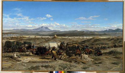 Camp Up at Noon by Emile Loubon