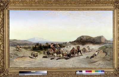 La Montagne Sainte Victoire and the Transhumances by Emile Loubon