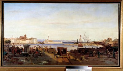 The Port of La Ciotat by Emile Loubon