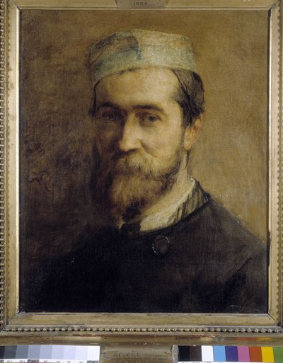 Portrait of the painter Emile Loubon (1809-1863) by Gustave Ricard (1823-1873) by Emile Loubon