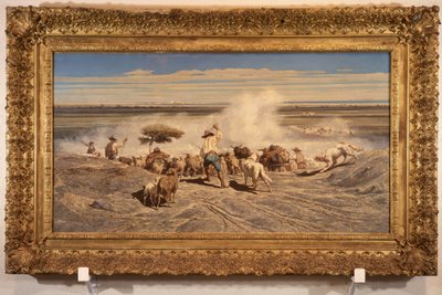 The Return of the Herd by Emile Loubon, Museum of Fine Arts in Toulon by Emile Loubon