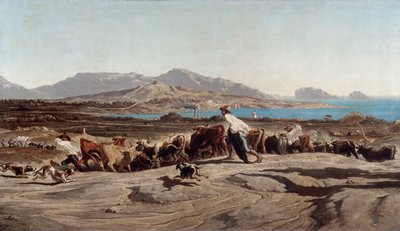 View of Marseille, Taking the Aygalades on a Day Walk by Emile Loubon