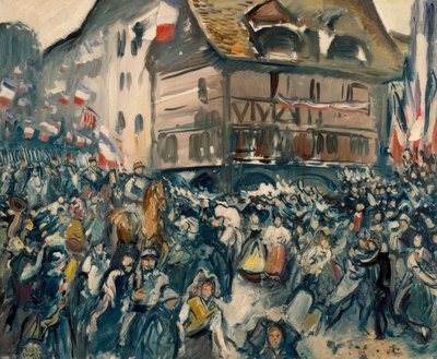 Entry of the French into Strasbourg, November 27, 1918 by Emile Othon Friesz