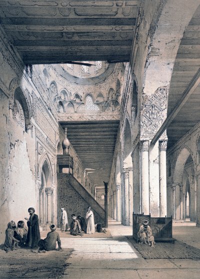 Mosque of Ahmed Ibn Touloun by Emile Prisse d