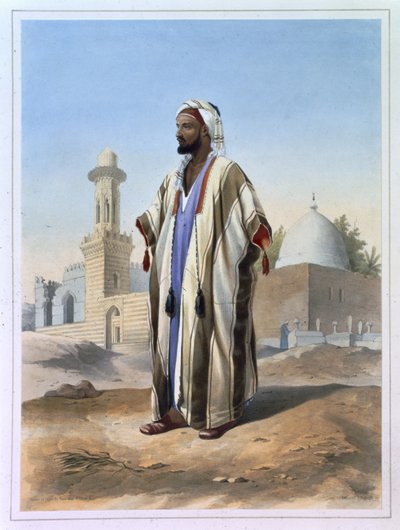 Fellah Dressed in the Haba, Illustration from 