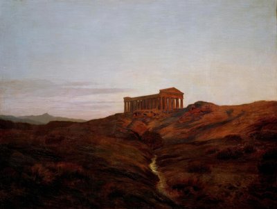 Ancient Land, the Temple of Segesta in Sicily by Marie Auguste Emile Rene Menard