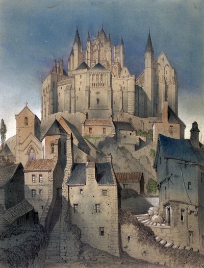 Mont Saint Michel by Emile Sagot