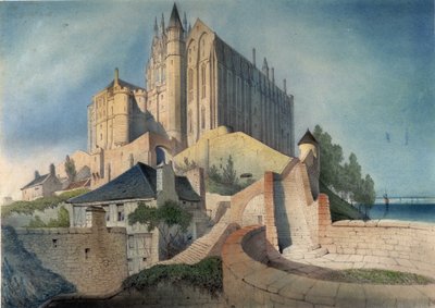 The abbey of Mont Saint Michel - by Emile Sagot, Musée d