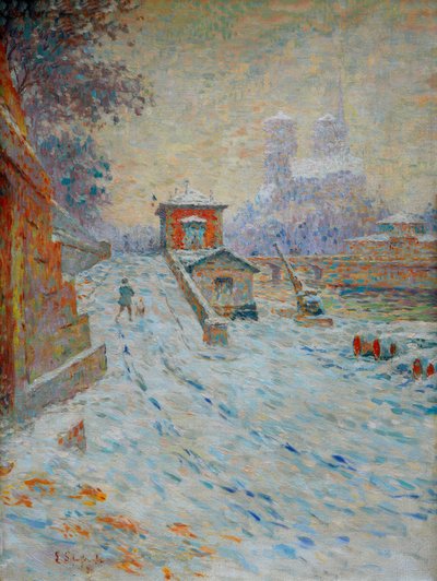 Notre-Dame de Paris (Notre-Dame in the Snow) by Emile Schuffenecker