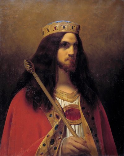 Portrait of Childeric III, King of Neustria, Austrasia, Burgundy and the Francs by Emile Signol