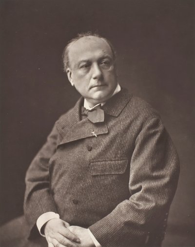 Théodore de Banville, [French poet and writer], c. 1876 by Emile Tourtin