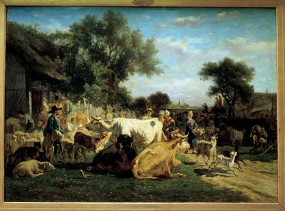 Village Fair by Emile van Marcke de Lummen