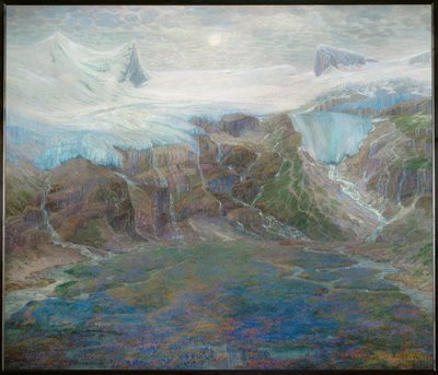 The Schlattenkaes Glacier by Emilie Mediz-Pelikan
