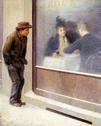 Reflections of a Hungry Man or Social Contrasts by Emilio Longoni