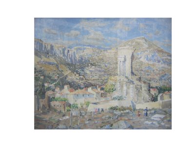 Roman Monument, La Turbie by Emily Beatrice Bland