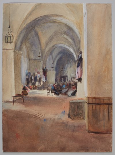 Inside a tobacco factory in Seville, c.1900 by Emily Sargent