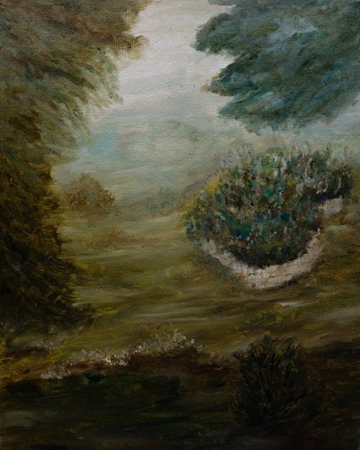 Misty Forest Path by Emily Tingey