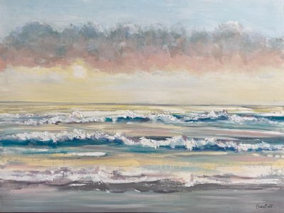 Ethereal Ocean Sunset by Emma Bell