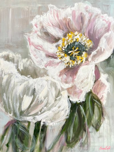 Soft Pink Peonies by Emma Bell