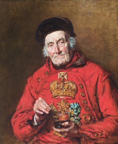Portrait of William Timms, the Waterman, aged 95 by Emma Soyer