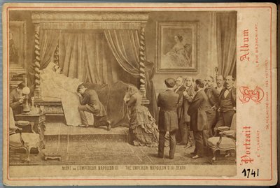 Emperor Napoleon III on His Deathbed by Emmanuel Flamant